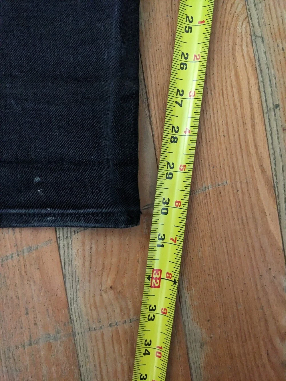 Vintage Levi's Matchstick Skinny Jeans Black 32x32